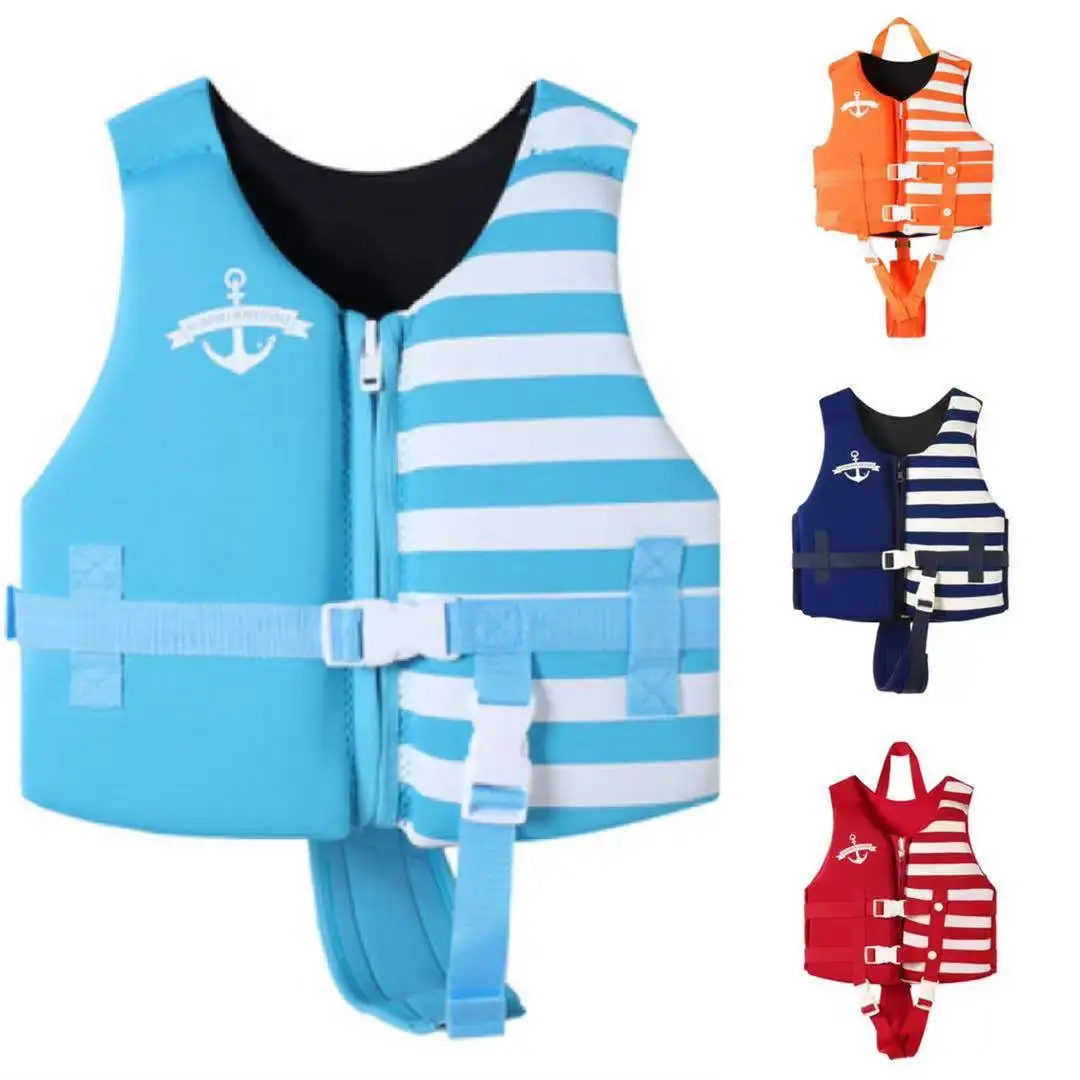 Neoprene Life Jacket Children Swimming Floating Vest Water Sports Boys and Girls Snorkeling Surfing Rafting Swimming Life Jacket