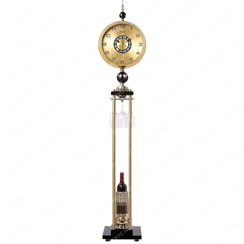 The Grandfather Clock European-Style Home Clock Living Room Decoration American Big Clock