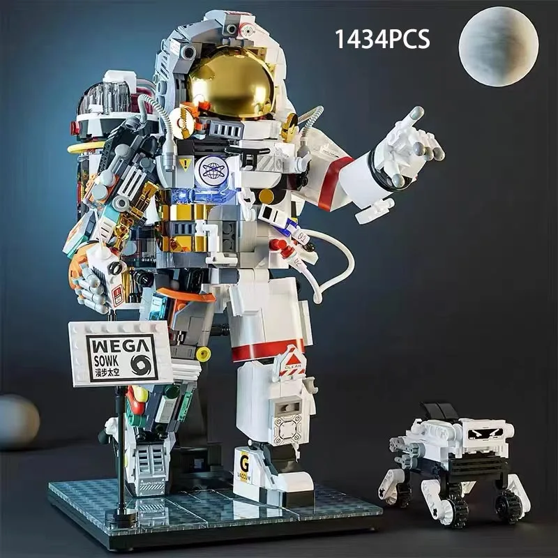 

Space Astronaut Building Blocks Set 2023 Exploring Spaceman Action Figures Model Kit Semi-Mechanical Bricks Adult Kids Toys Gift