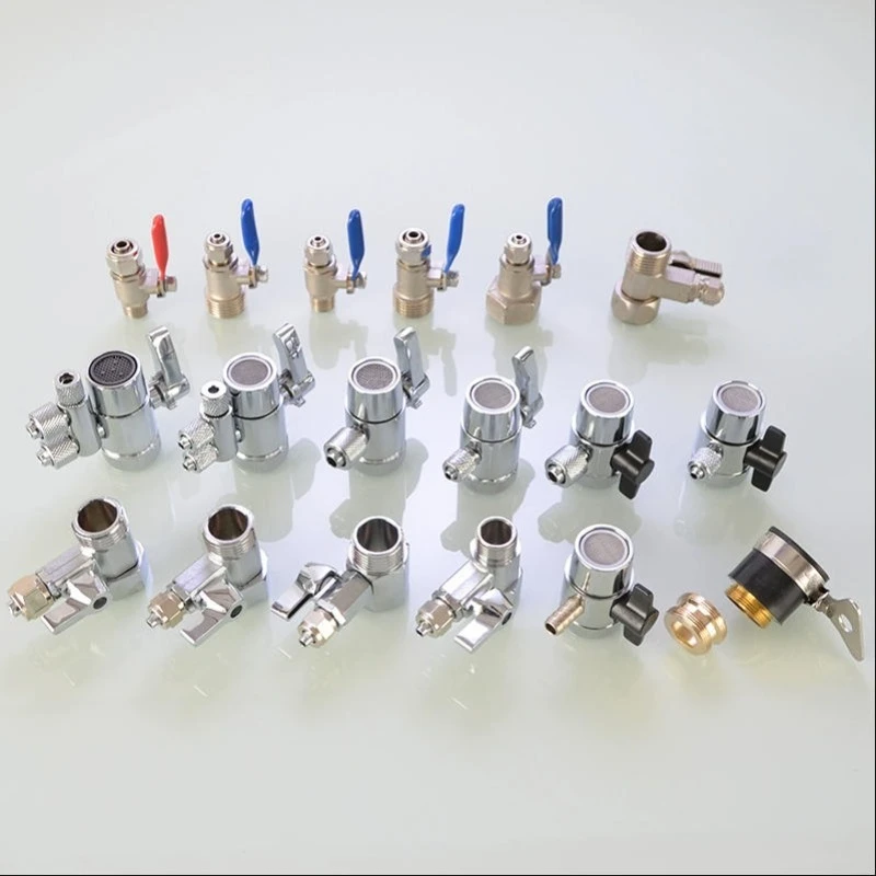 كرة تنقية المياه وصمامات الزاوية - أنبوب إدخال المياه 2/3/4 بوصة + تركيبات محول لأنظمة RO للشرب المباشر #2