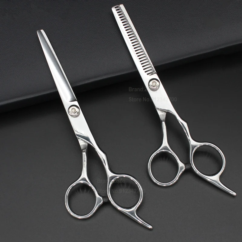 ZqZq Hairdressing Scissors 6 Inch Hair Scissors Professional Barber Scissors Cutting Thinning Styling Tool Hairdressing Shear