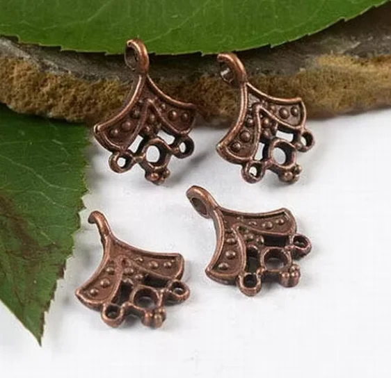 25pcs 18*13mm  Alloy charms antiqued copper  Crafted connectors for jewelry  findings HWH1817