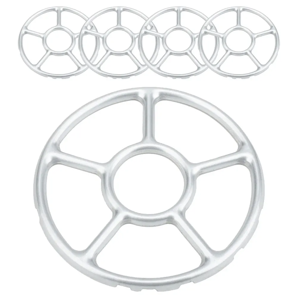 

5pcs Gas Stove Rack Wok Ring Zinc Coated Anti Slip Durable Kitchen Stove Trivet For Cooking Pot Holder St Stoves