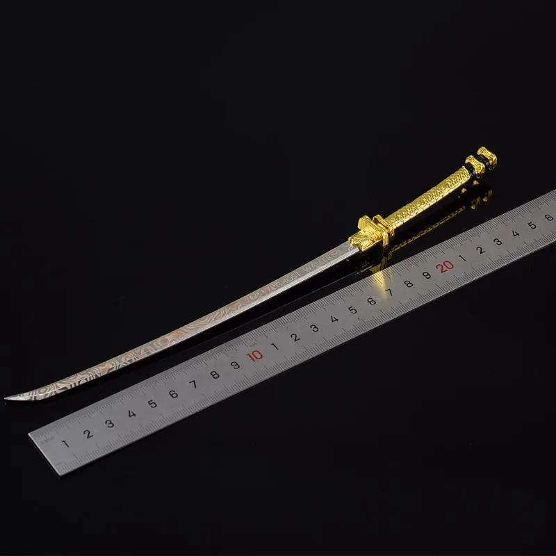 26 センチメートルゴールデンナイフ剣合金モデルゲーム周辺機器アニメフィギュア装飾品コレクション絶妙な工芸品誕生日プレゼントおもちゃ子供