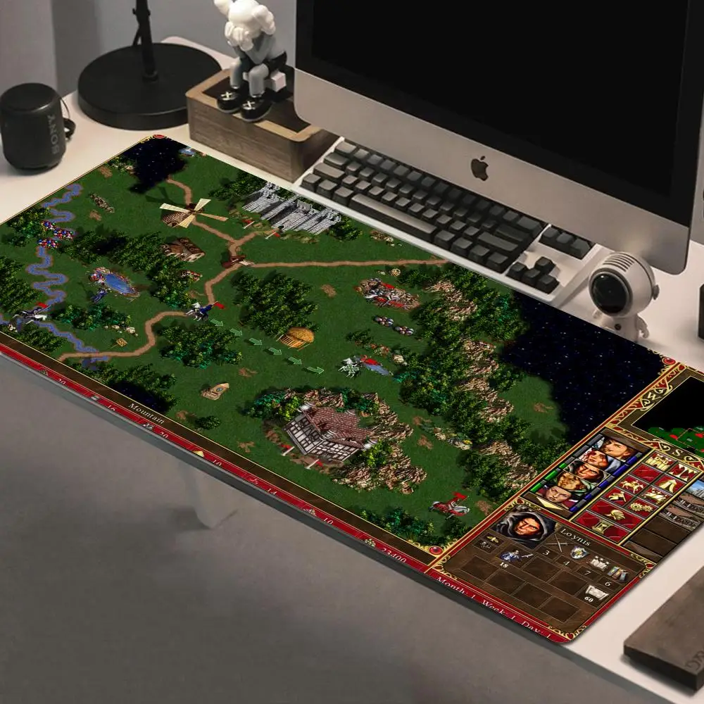 

Heroes of Might and Magic 3 Mouse Pad Gamer Large Computer MousePads Desk Mats Gamer Carpet Anti-slip Laptop Mice Pad Mouse Mat