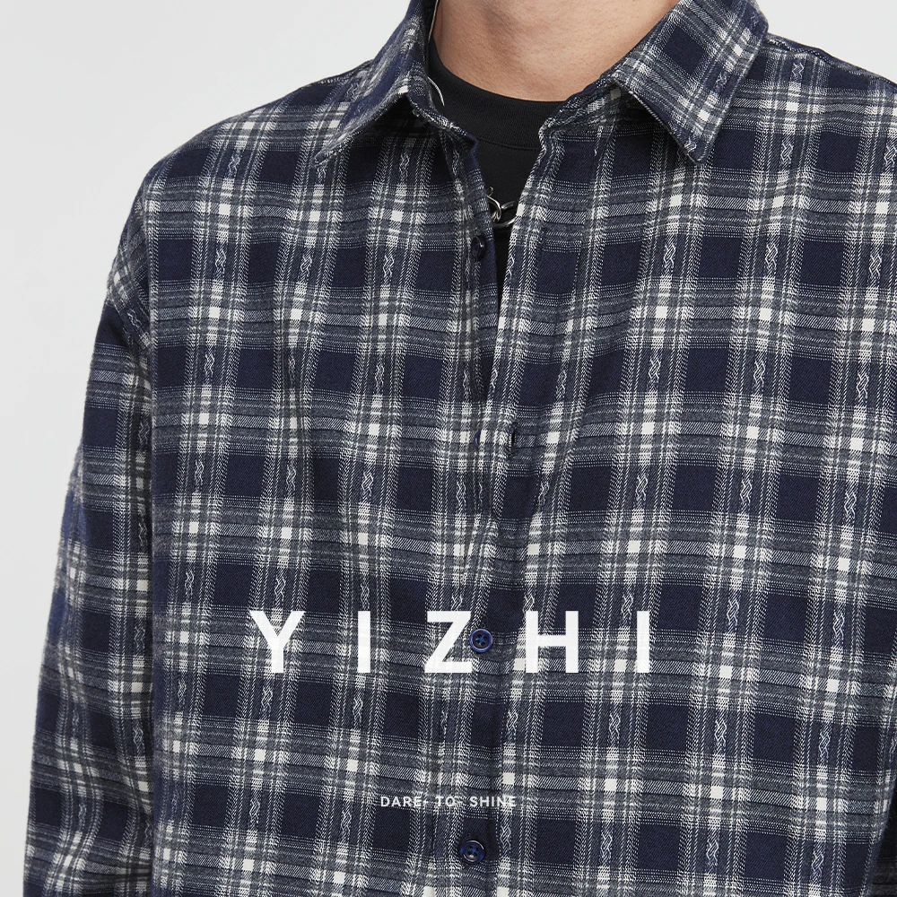 Fashion Men's Plaid Shirt 2025 Autumn and Winter New Loose Casual Commuter City Long Sleeve Shirt Men's Casual Tops Jacket