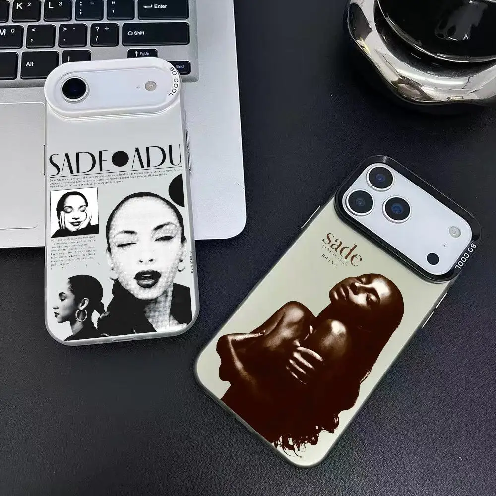 Popular Singer S-sade Phone Case For IPhone 17 16 15 14 13 12 11 Pro Max Air Colorful Matte Laser Aurora Shockproof Phone Case view 2
