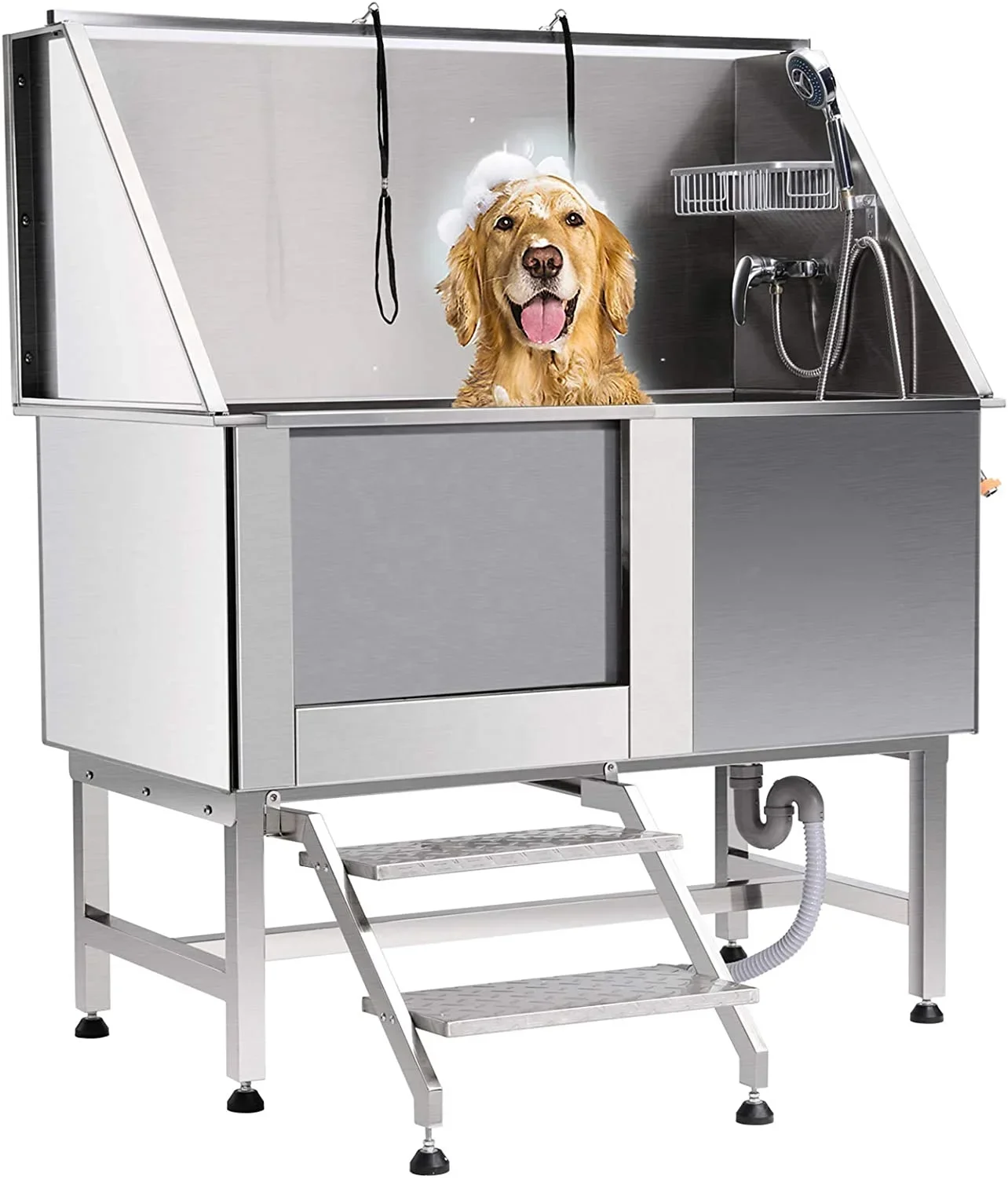 

High Quality Pet Spa Tub Superior Stainless Steel Dog Grooming Bath Tub For Sale