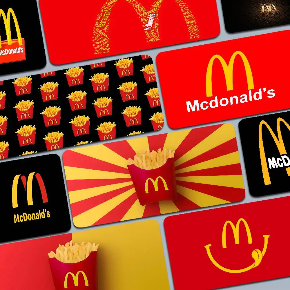

Известный бренд M-MCDONALD-S: Кастомный коврик для рабочего стола, милые игровые аксессуары, коврик для письма для студентов, для ПК и компьютерного стола