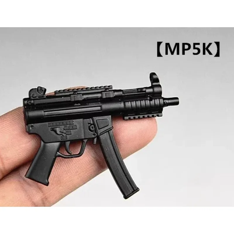 In Stock 1/6 Scale Soldier MP5 Plastic Cannot Fire Submachine Gun Model for 12'' Action Figures Scene Accessories