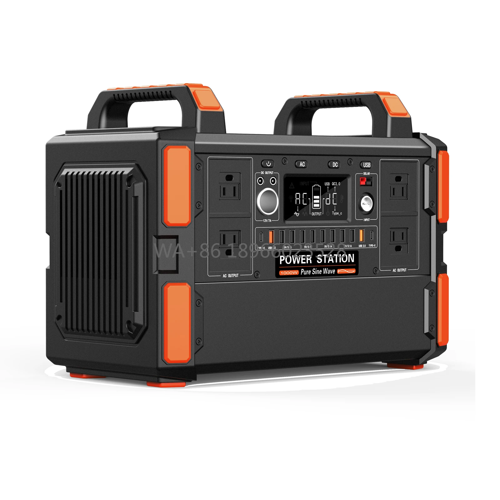 

3600mAh Lifepo4 Battery Energy Storage Power Supply for Home Camping Emergency Backup Outdoor 1000w Portable Power Station