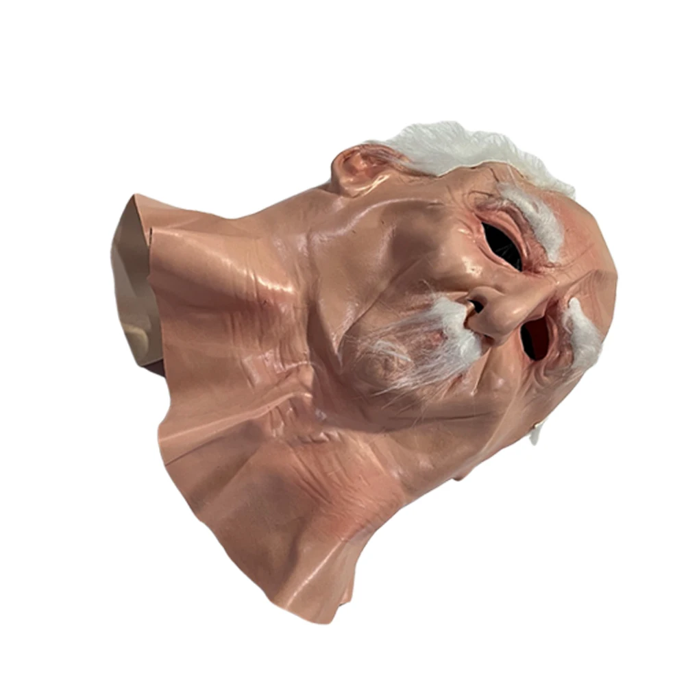 Experience Authenticity With Old Man Masks For Dress-up Fun Made With Latex Realistic Old Man Masks As Shown