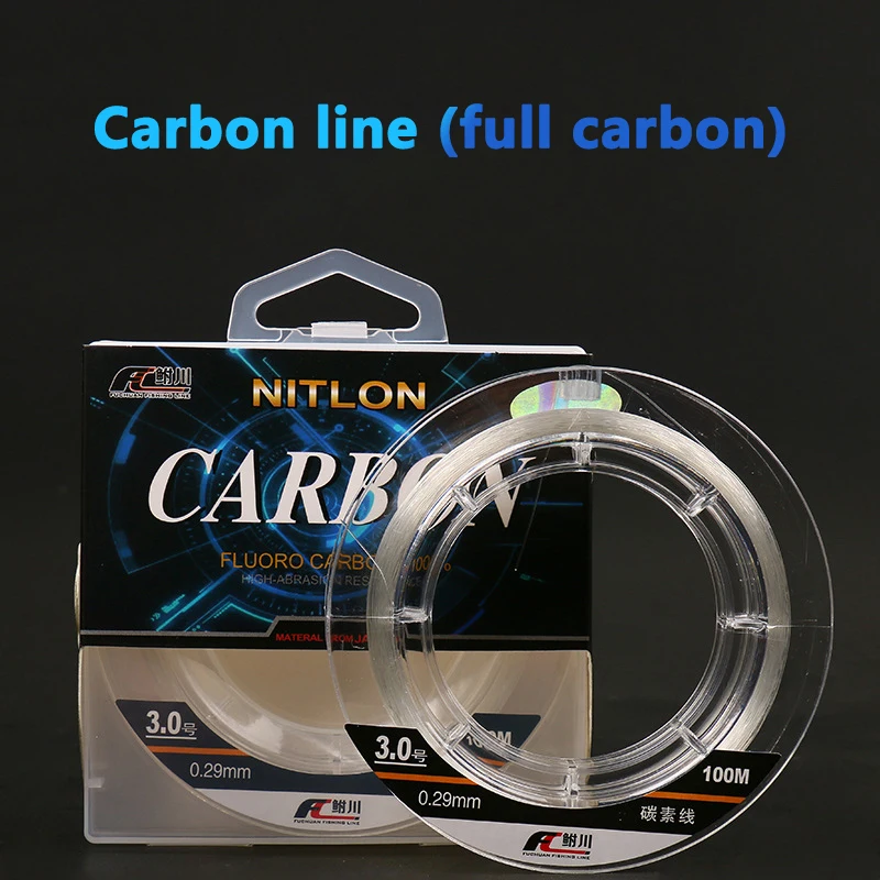 Nylon Fishing Line Popular Super Strong Monofilament Nylon Line Full Carbon Line Wear-resistant Line Sea Fishing Line