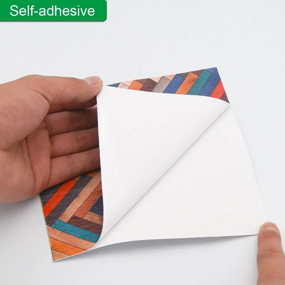 

Self-adhesive Wallpaper Dollhouse Simulated Wood Grain Flooring PVC DIY DIY Flooring Materials Simulated Wood Grain