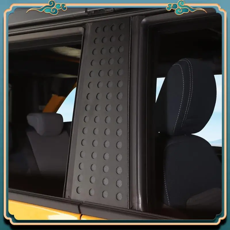 

Latest B Pillar Decals Window Center Pillar Panel Cover For Ford Bronco 2021-2023 B Pillar Trim Cover Accessories Aluminum
