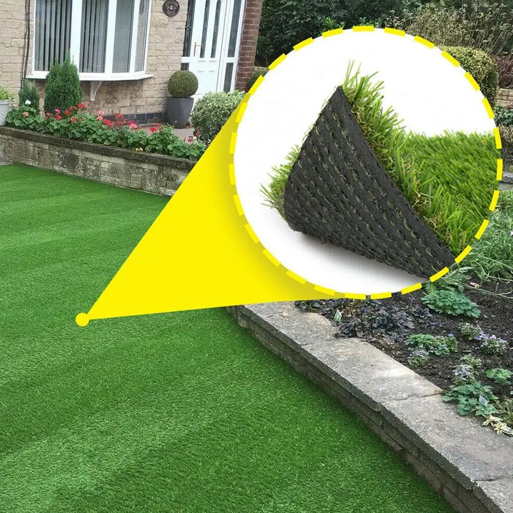 Grass Mat Green Artificial Grass Fake Lawn Landscape DIY Garden Simulation Moss Lawns Mats Indoor Garden Decorations Home Decor