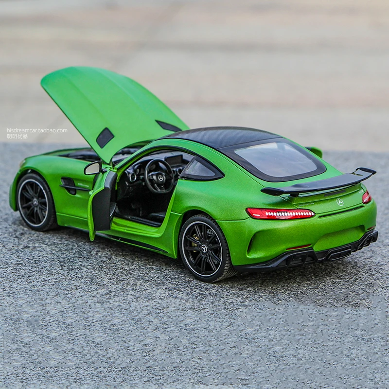 Welly 1:24 Mercedes Benz AMG GT R Alloy Sports Car Model Diecasts Toy Vehicles Collection Children's Toy Car Boy's Birthday Gift