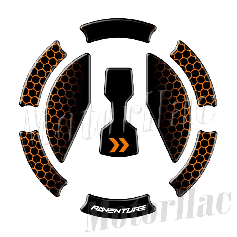 3D-Kohlefaser-Motorrad-Tankdeckel-Aufkleber Schutzfolien Zubehör Wasserdicht Für KTM 690 Duke – Detail 3