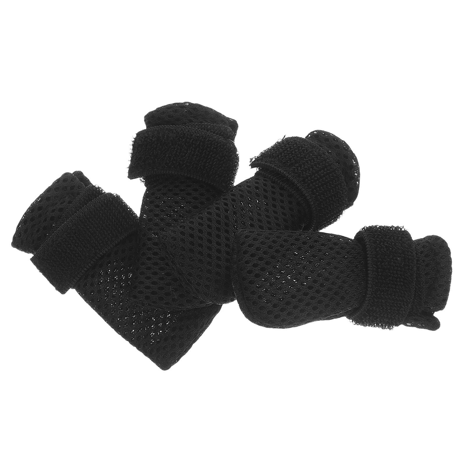 

4 Pcs Shoe Cover Boots for Dogs Cats Booties Hot Pavement Keep Warm Summer Polyester Nail Covers