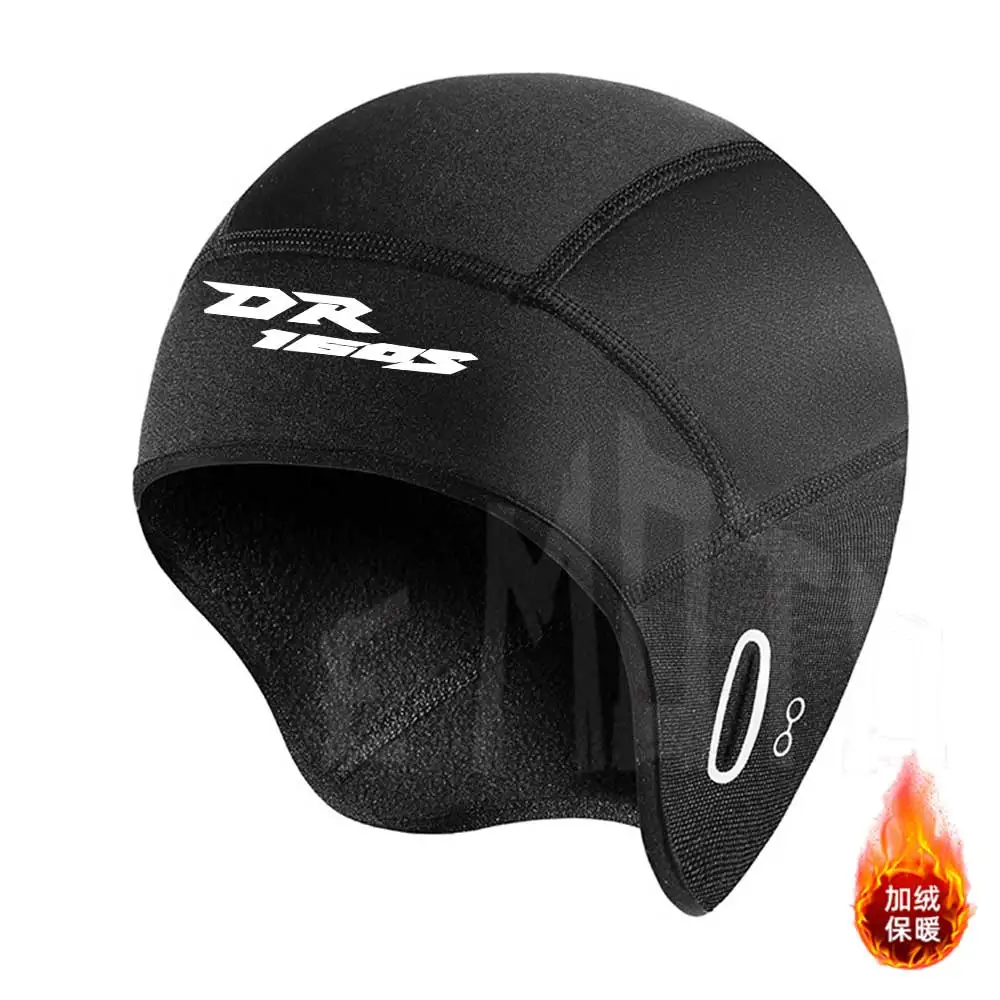 Para suzuki dr160s crânio boné forro de capacete com furos de óculos, boné de ciclismo térmico de inverno para homens e mulheres, gorro de ciclismo