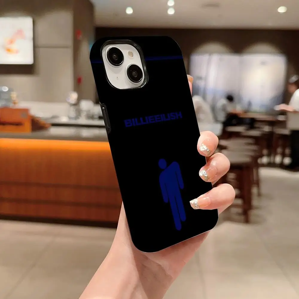 Чехол для телефона Hit Me Hard And Soft B- BillieS-S для IPhone 16 15 14 13 12 11 Pro Max X XS XR XSMax 7 8 Plus глянцевая пленка Hard PC Co