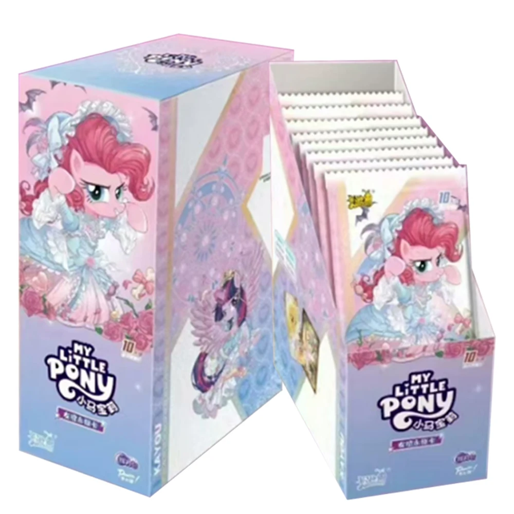 

Подлинная карта My Little Pony Friendship Forever Huiyue, посылка в европейском ретро-стиле, Ultimate Fantasy, аниме, коллекционные карты
