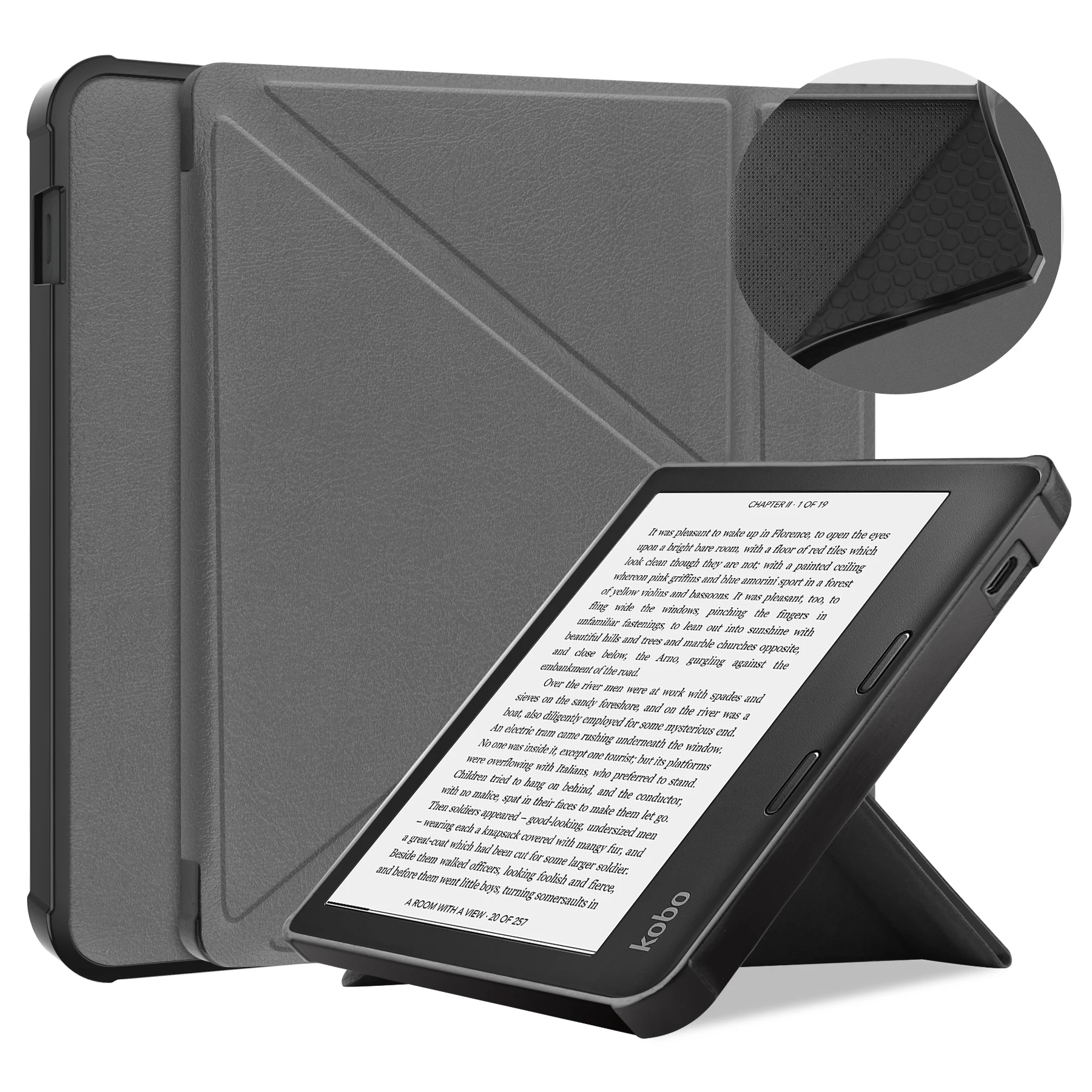 For KOBO Elipsa 2E 2023 TPU Transformers Case Multi-folding Magnetic Fold Stand Smart Cover for Funda Clara 2E 2022 Sage Libra 2