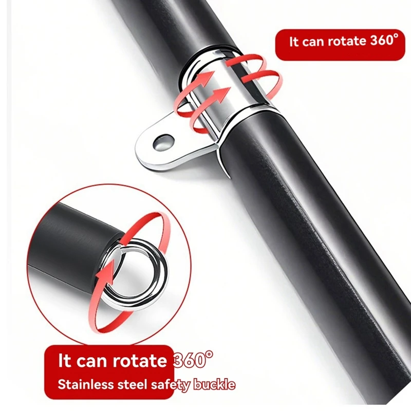 ثلاثية الرؤوس ذات الرأسين، مرفق سحب للأسفل، وزن الصالة الرياضية لمعدات كمال الأجسام في صالة الألعاب الرياضية المنزلية - AC17