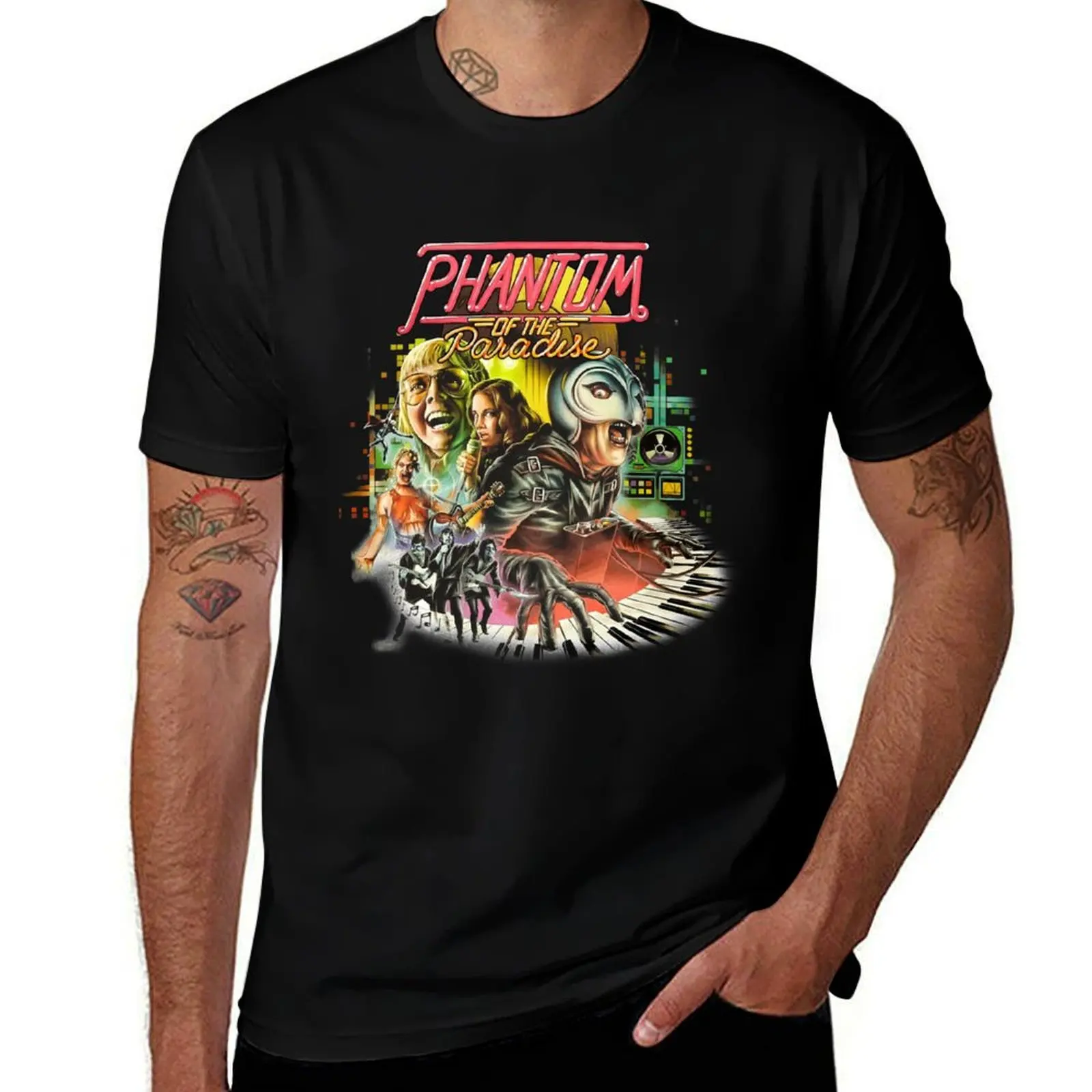 Phantom of the Paradise Characters T-Shirt Festival Short Sleeve T-Shirt
