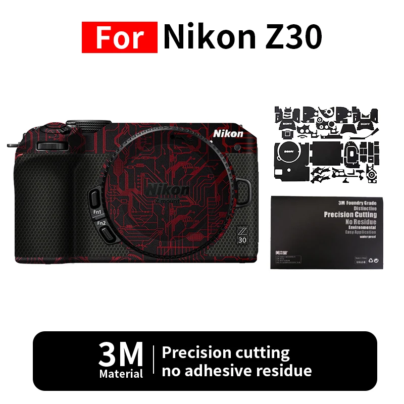 

Mebont для Nikon Z30 Skin Nikon Z30, наклейка для камеры, защитная пленка, полная защита, без остатков