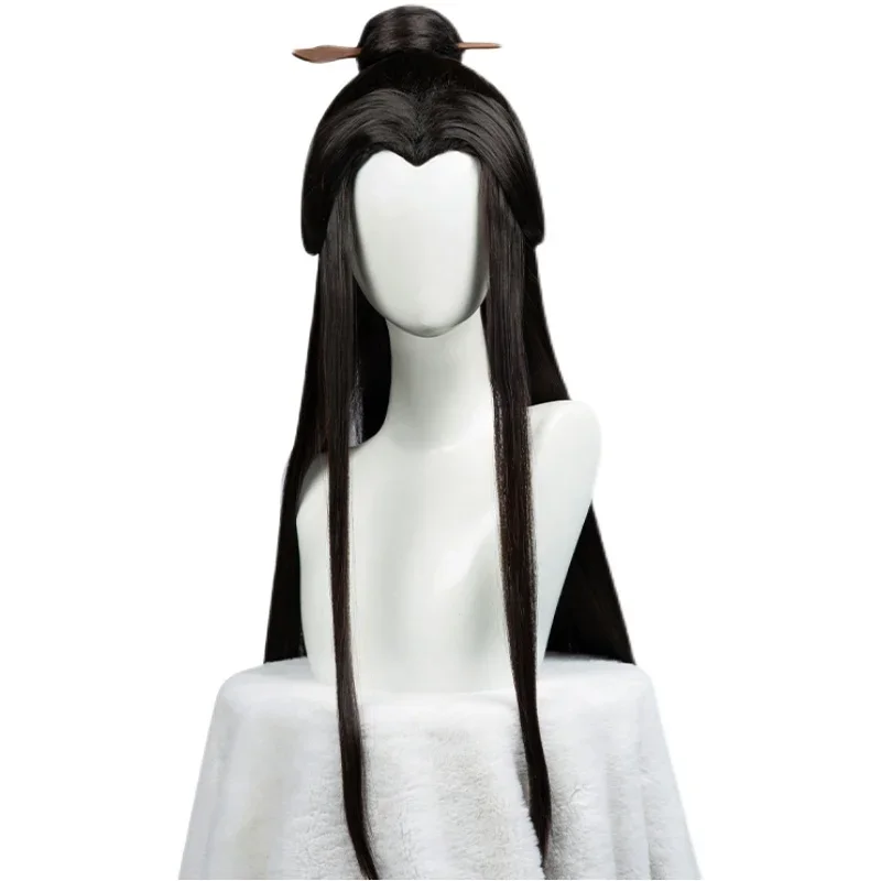 Xie Lian noiva Wedding Wig, Bênção do Céu Oficial, Tian Guan Ci Fu Traje, Peruca Cosplay