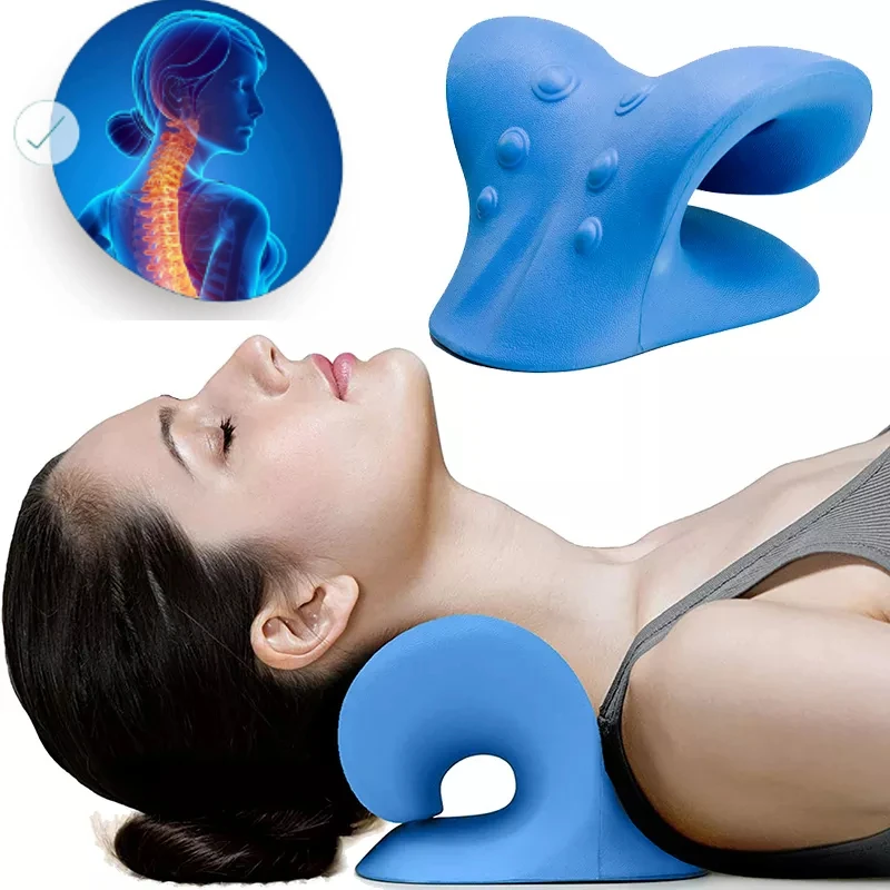 

Cervical Spine Stretch Gravity Muscle Relaxation Traction Neck Stretcher Shoulder Massage Pillow Relieve Pain Spine Correction