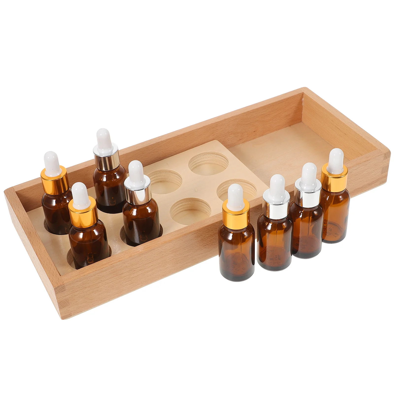 1 مجموعة خشبية طعم تحسس زجاجة مونتيسوري للأطفال الصغار ألعاب تعليمية حسية المهارات الحركية الدقيقة الطفل المعرفي