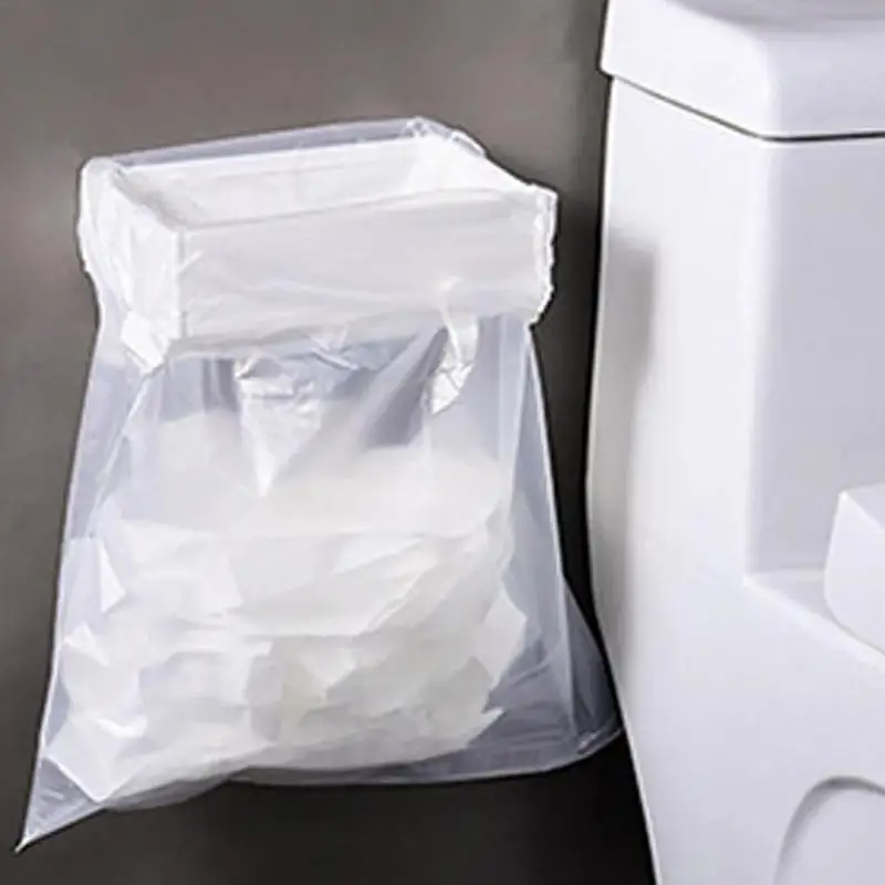 Under Sink Trash Can Bag Holder Kitchen Grocery Bag Holder Over Cabinet Space-Saving Trash Bag Holder Waste Bin Bag Holder For