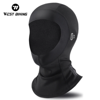 WEST BIKING Winter Fleece Balaclava for Cycling and Running Non-Slip Sport Caps Ear Neck Protection Windproof Thermal Sport Gear