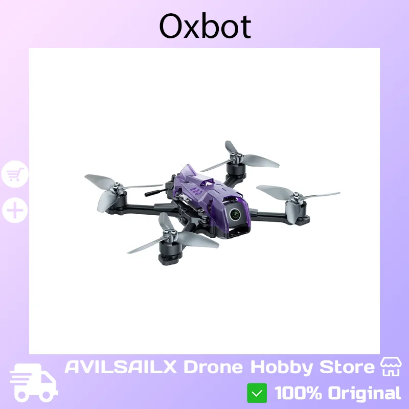 

Гоночный FPV-дрон Oxbot Lumo25 2.5" Micro с встроенным цифровым видеопередатчиком O4 HD для радиоуправляемых FPV-квадрокоптеров