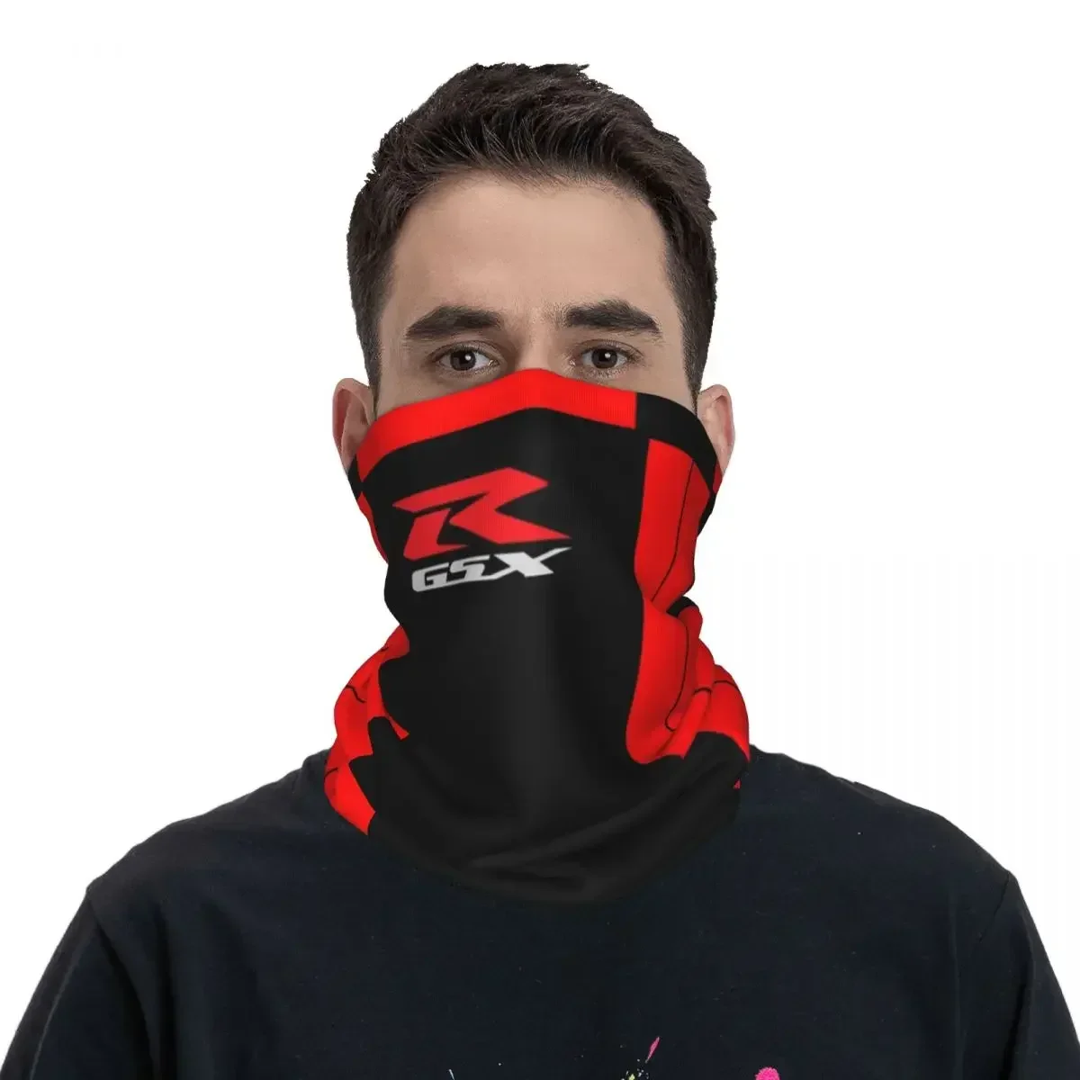 GSX-R Bandana Neck Cover sciarpa avvolgente stampata passamontagna caldo equitazione per uomo donna adulto traspirante