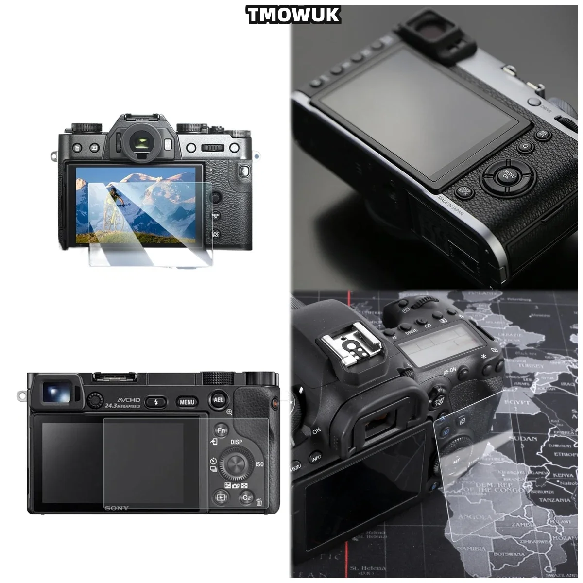 For Fujifilm X70 XT-3 Anti-Scratch LCD Film Tempered Glass Screen Protector 9H Hardness HD Clear Cover