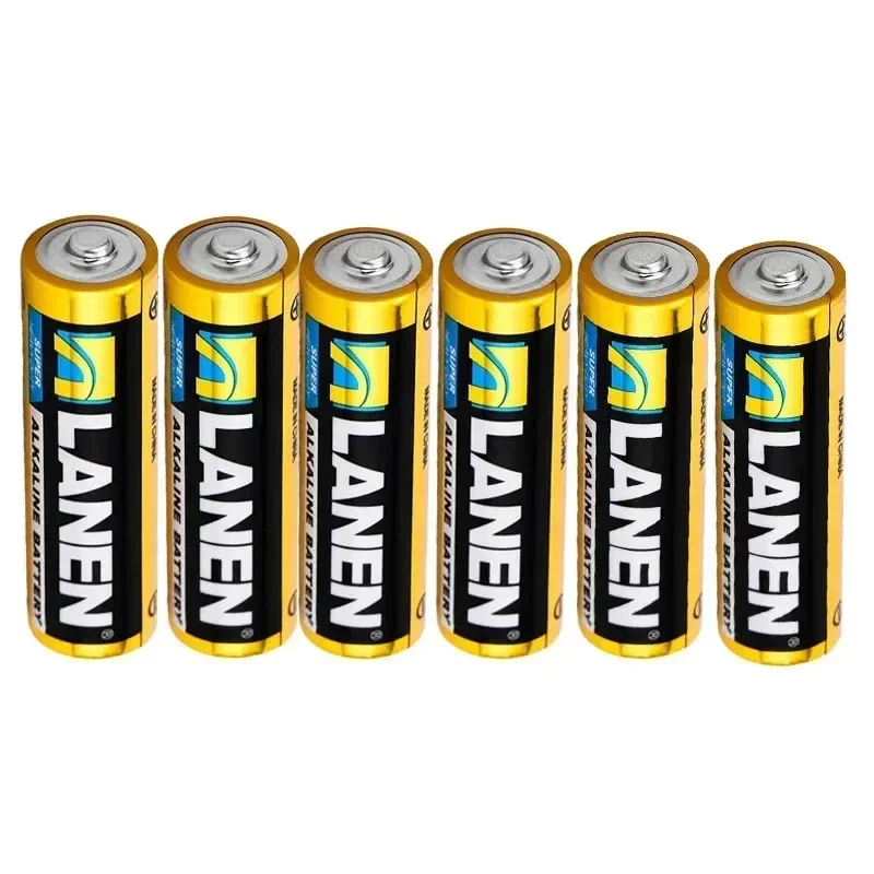 Best Selling 1.5V AA 1100mAh 60-Pack Disposable Alkaline Carbon Battery for LED Light Toy Camera Flash Shaver CD Player Keyboard