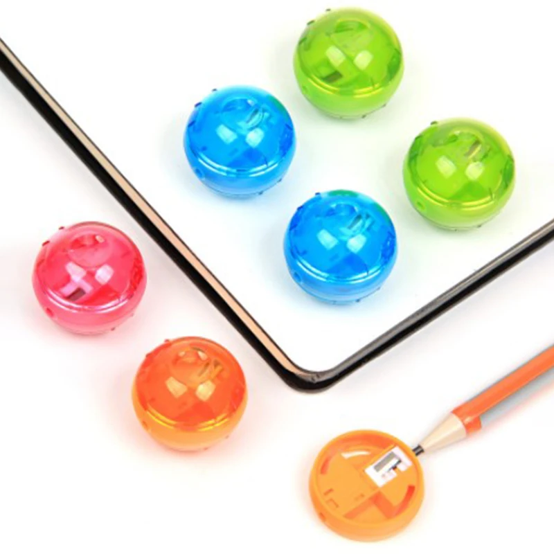 Милая Мини 2,0 мм точилка для карандашей с двойным отверстием школьные офисные принадлежности