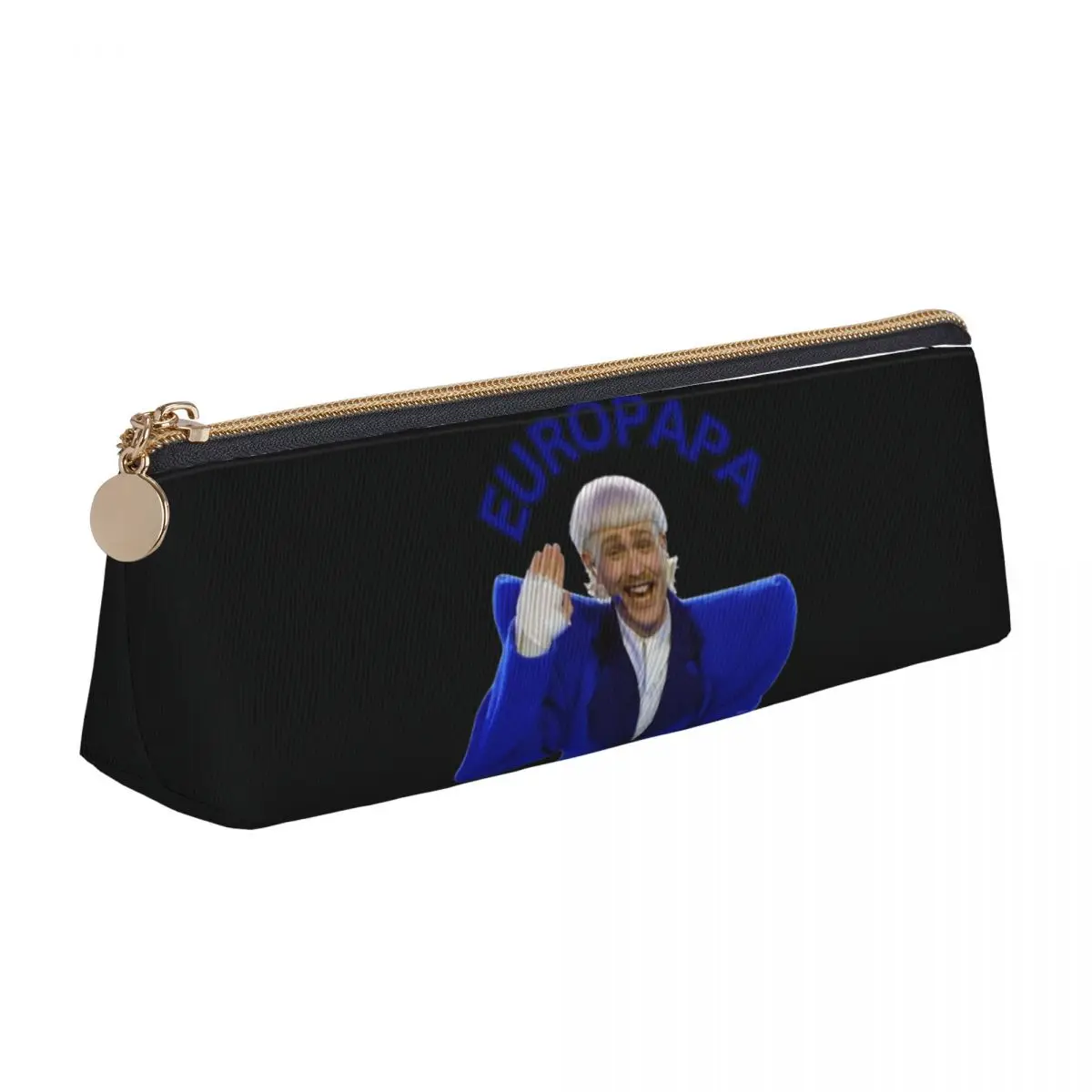 Joost Klein Europapa Pencil Case Eurovisioned PU Leather Pen Box Students Lovely Large Capacity School Pencil Cases Stationery