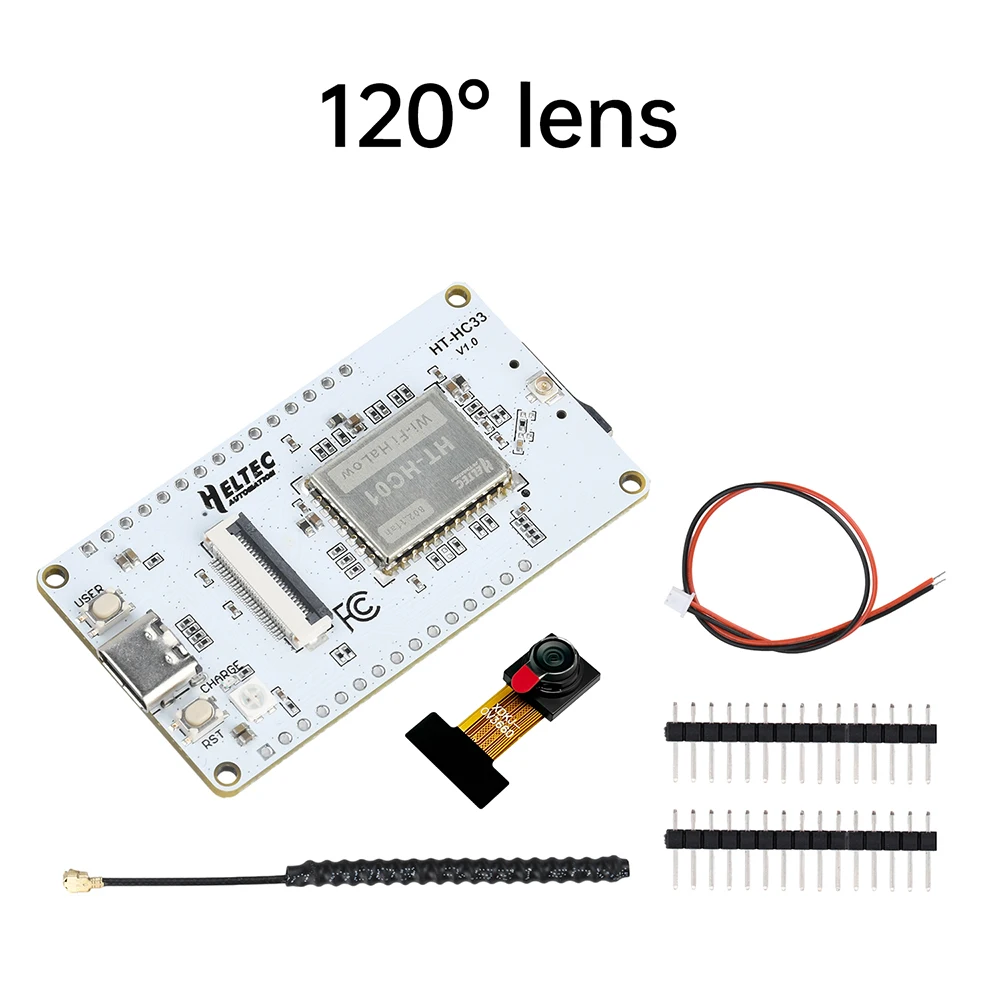 ESP32-S3 واي فاي بلوتوث لوحة تطوير إنترنت الأشياء على متن OV3660 وحدة الكاميرا واي فاي HaLow HC33 لوحة تجريبية