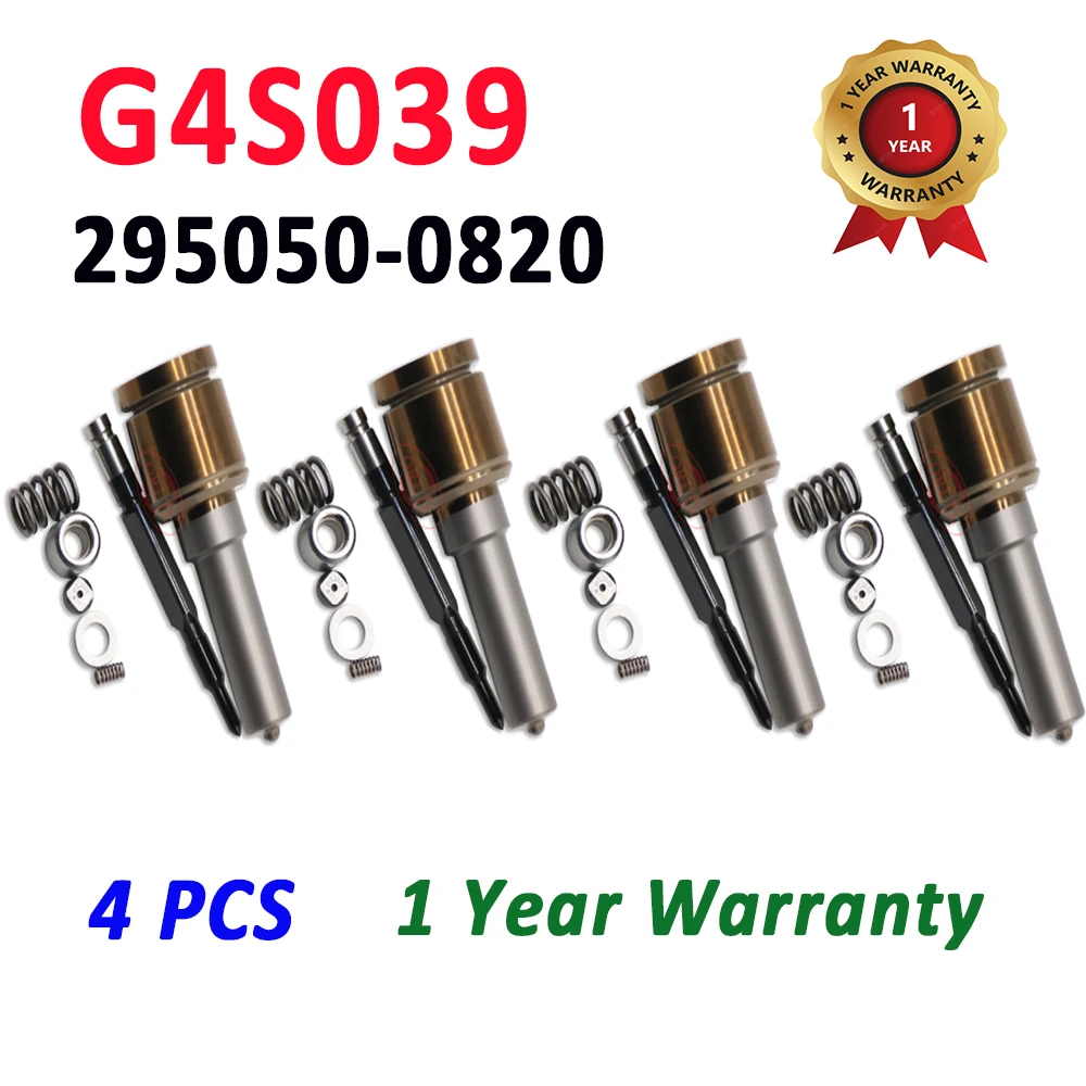 ORLTL New G4S039 Diesel Fuel Injector Nozzle 295050-0820 2950500820 Common Rail Injector for Denso Piezo 33800-4C940 338004C940