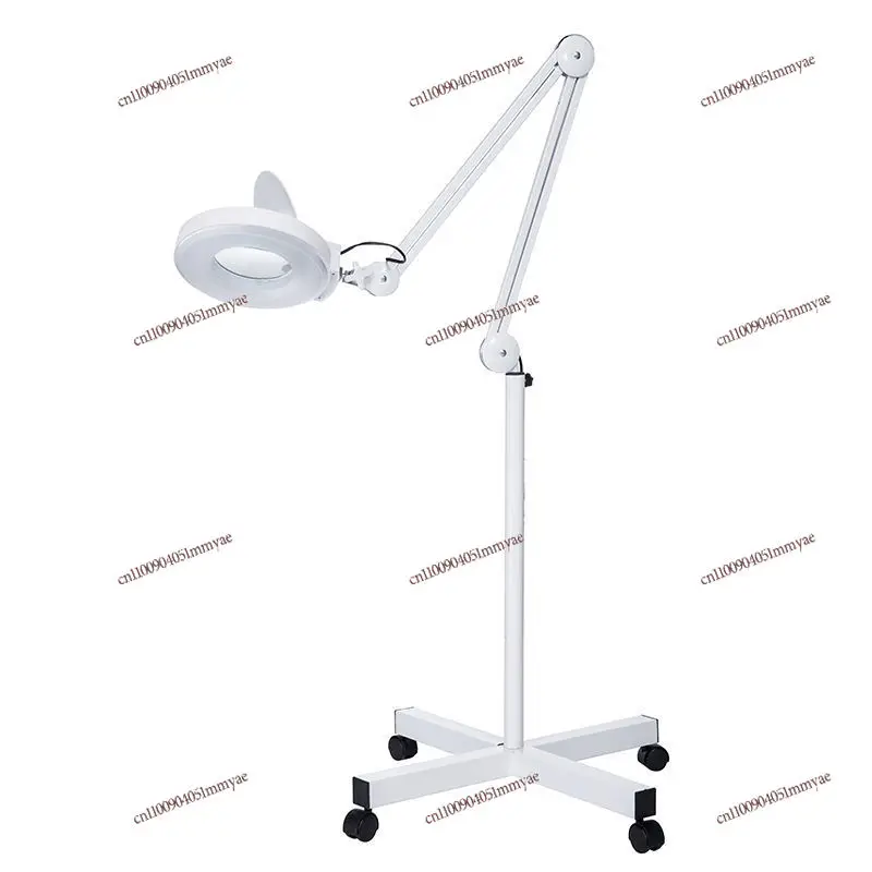 Beauty Salon LED Beauty Light Magnifying Glass Dimmable Floor Lamp Eyebrow Grafting Eyelash Light