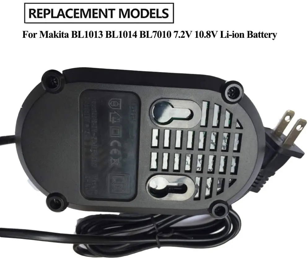 Replacement Battery Chargerr For Makita 10.8V/12V Lithium Battery BL1013 BL1014 BL7010 DC10WA US/EU Plug Optional