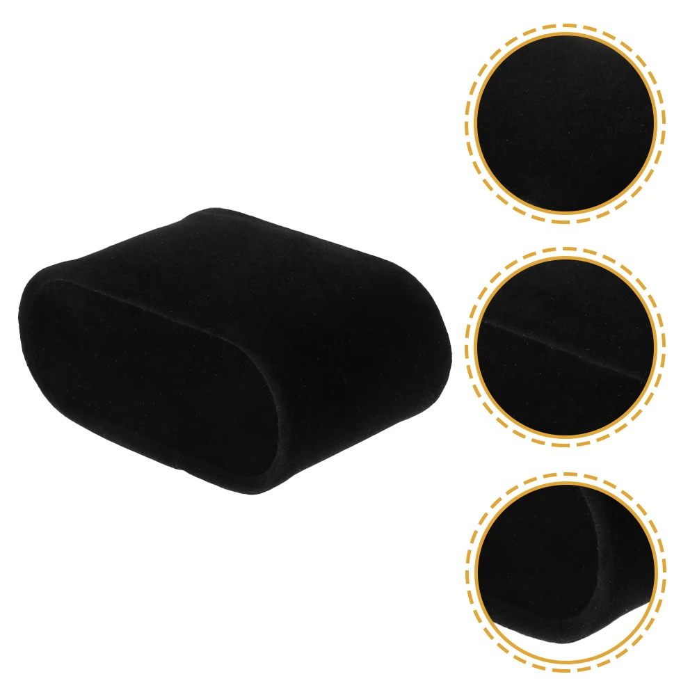 

12 Pcs Pillow Holder Black Jewelry Display Cushion Velvet Jewelry Display Cushion Bracelet Pillows Watch Pillows For Box Small