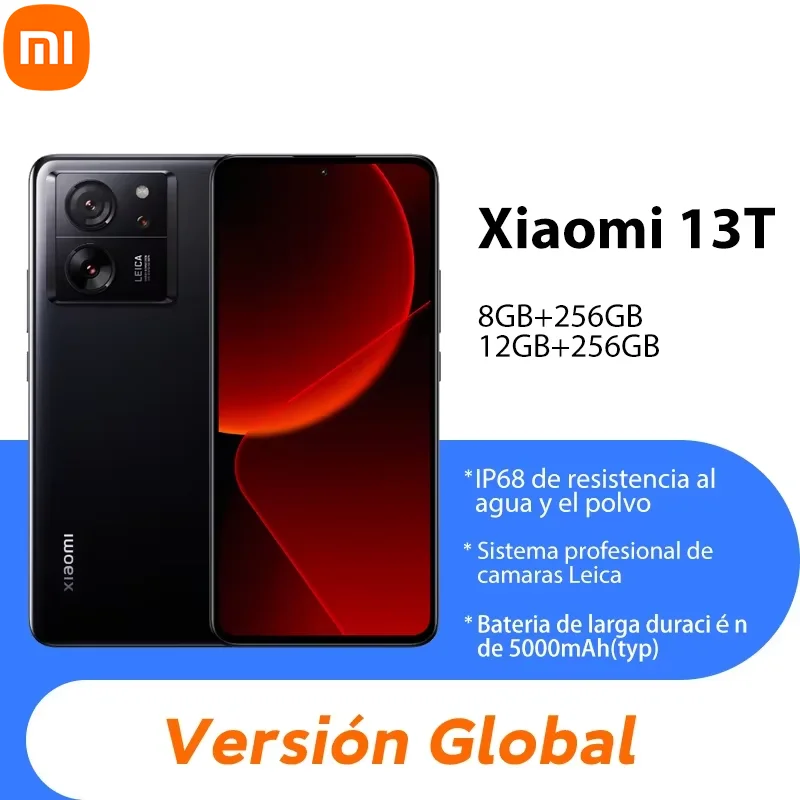 Xiaomi 13T Global Version 50MP Leica Camera IP68 Water 144Hz AMOLED Displa MTK Dimensity 8200-Ultra 67W charing
