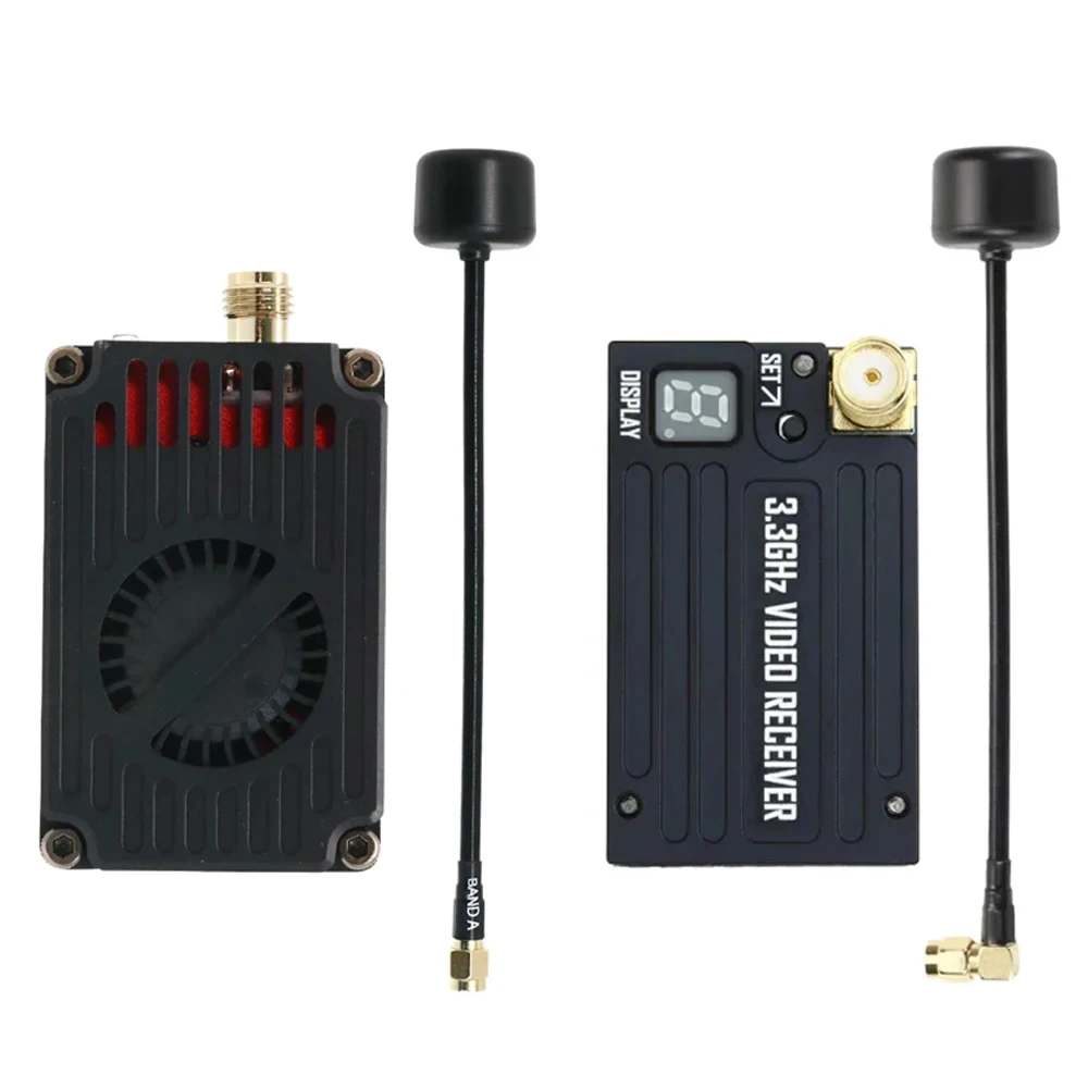

Rush Fpv Rushfpv 3.3G 4W Vtx Transmitter & 3.3G Goggles VRX Video Transmission Receiver For RC FPV Drone