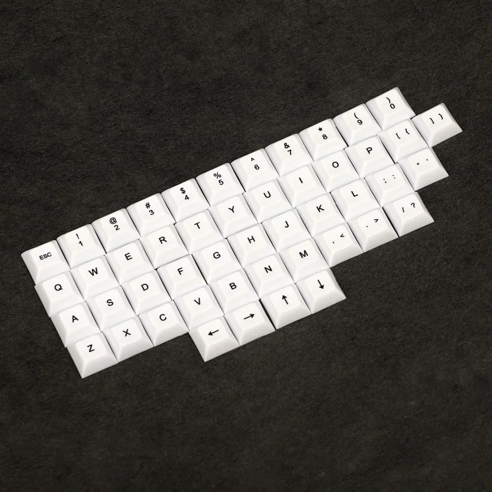 Wholesales YMDK Top print DSA 37 Key Keycap Keyset 1.4mm PBT For MX Switches Mechanical Keyboard