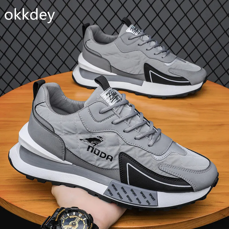 2023 New Outdoor Casual Trendy All-match Comfortable Platform Sneakers Men Round Toe Lightweight Safety Designer Replica Shoes